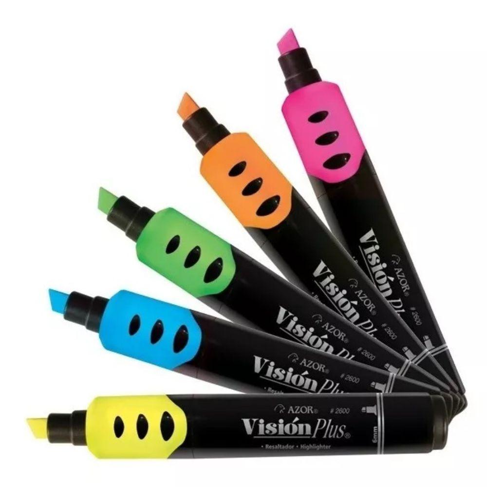 Marcatextos Visión Plus 2600 Azor | Fluorescentes y Lavables - Colmenero Shop