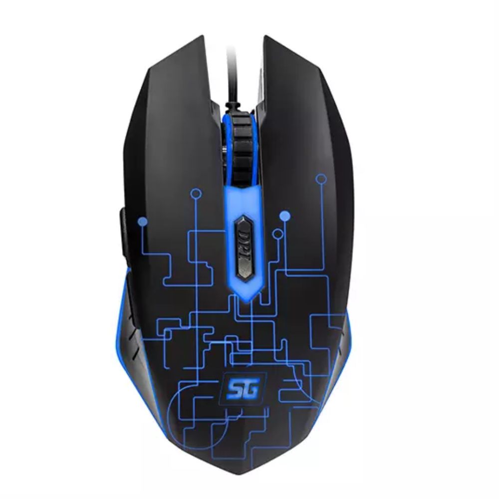 Mouse Gamer Vorago MO-501 Óptico | 3200 DPI, Iluminado LED