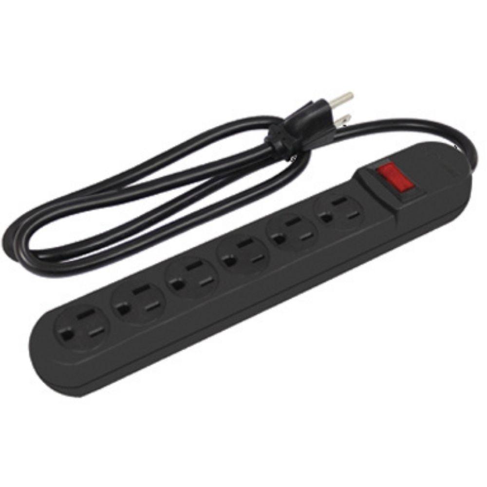 Supresor De Picos Santul De 110 J 6 Contactos Color Negro 1202 - Colmenero Shop