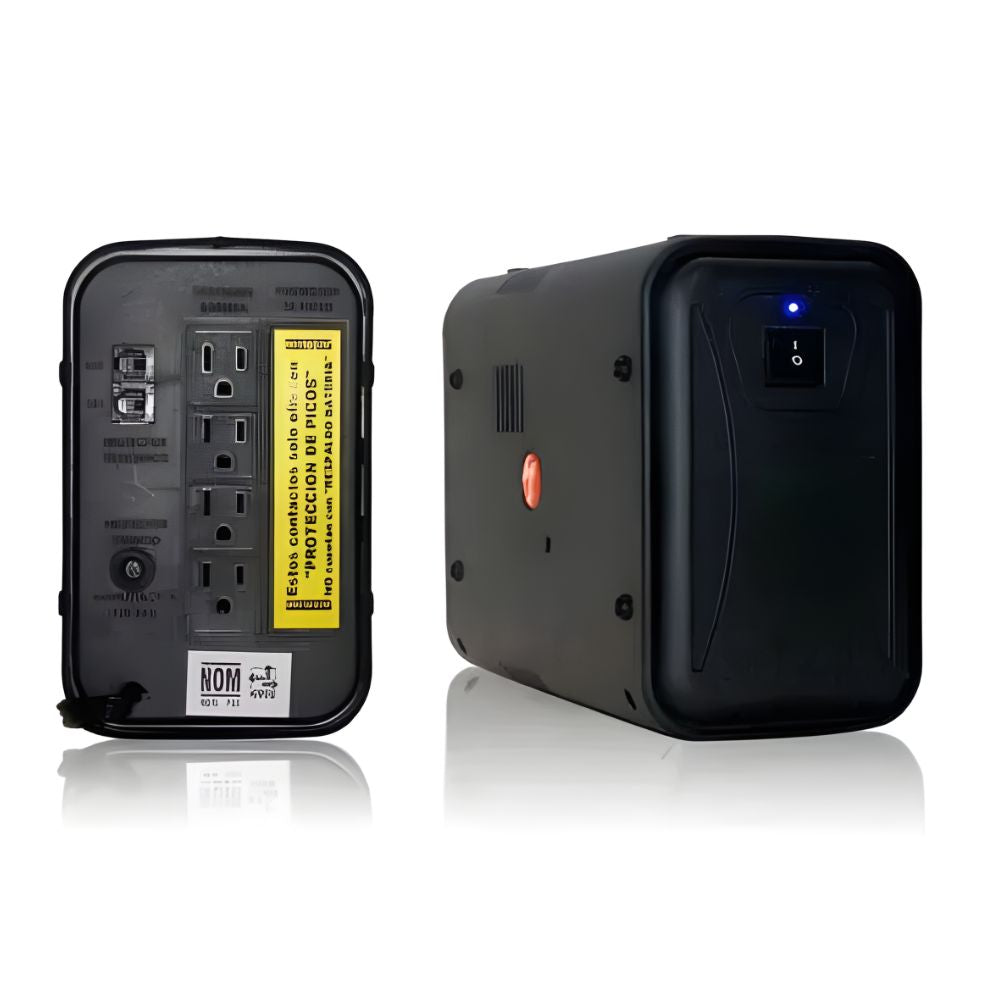 No-Break Complet 500VA/250W | Regulador y Supresor Integrado | 2ms Transferencia