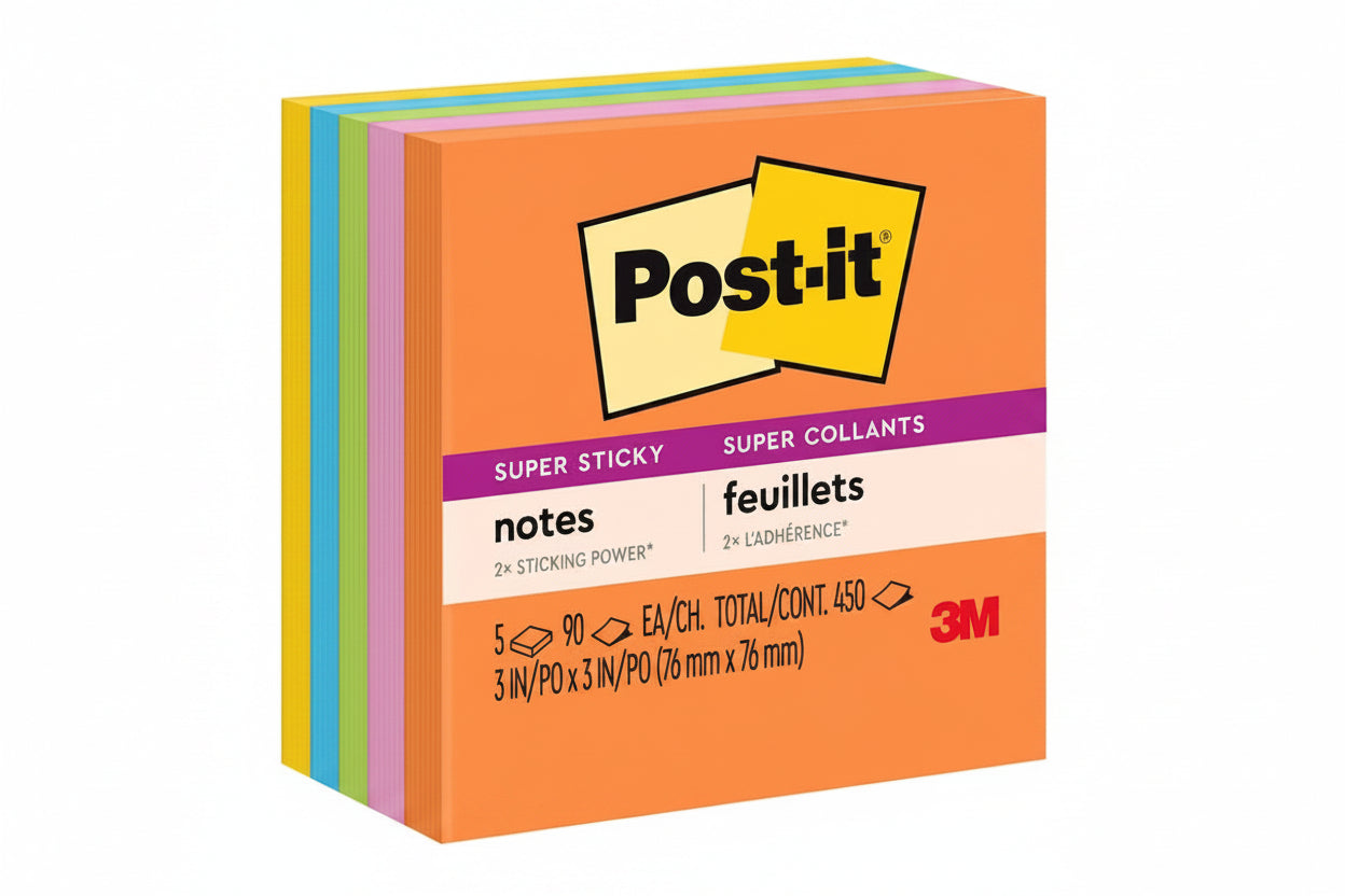 Notas Adhesivas Post-it Super Sticky 654-5SSUC Río de Janeiro 3x3