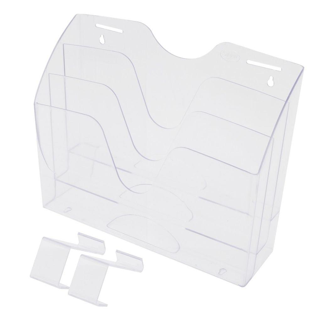 Organizador De Documentos Sablón Oficio Color Cristal 3233CR - Colmenero Shop