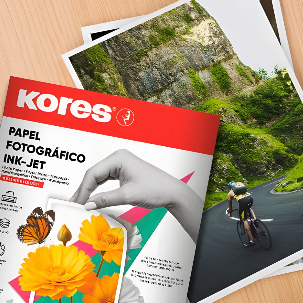 Papel Fotográfico Kores Photo Glossy | 25 Hojas, Tamaño Carta