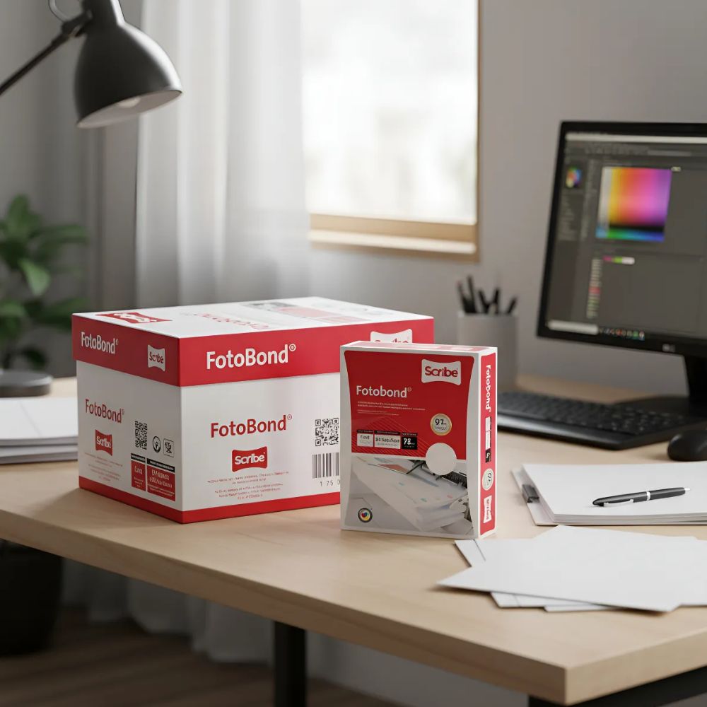 Papel Scribe Fotobond Carta - Caja C/5000 Hojas 75 Grs