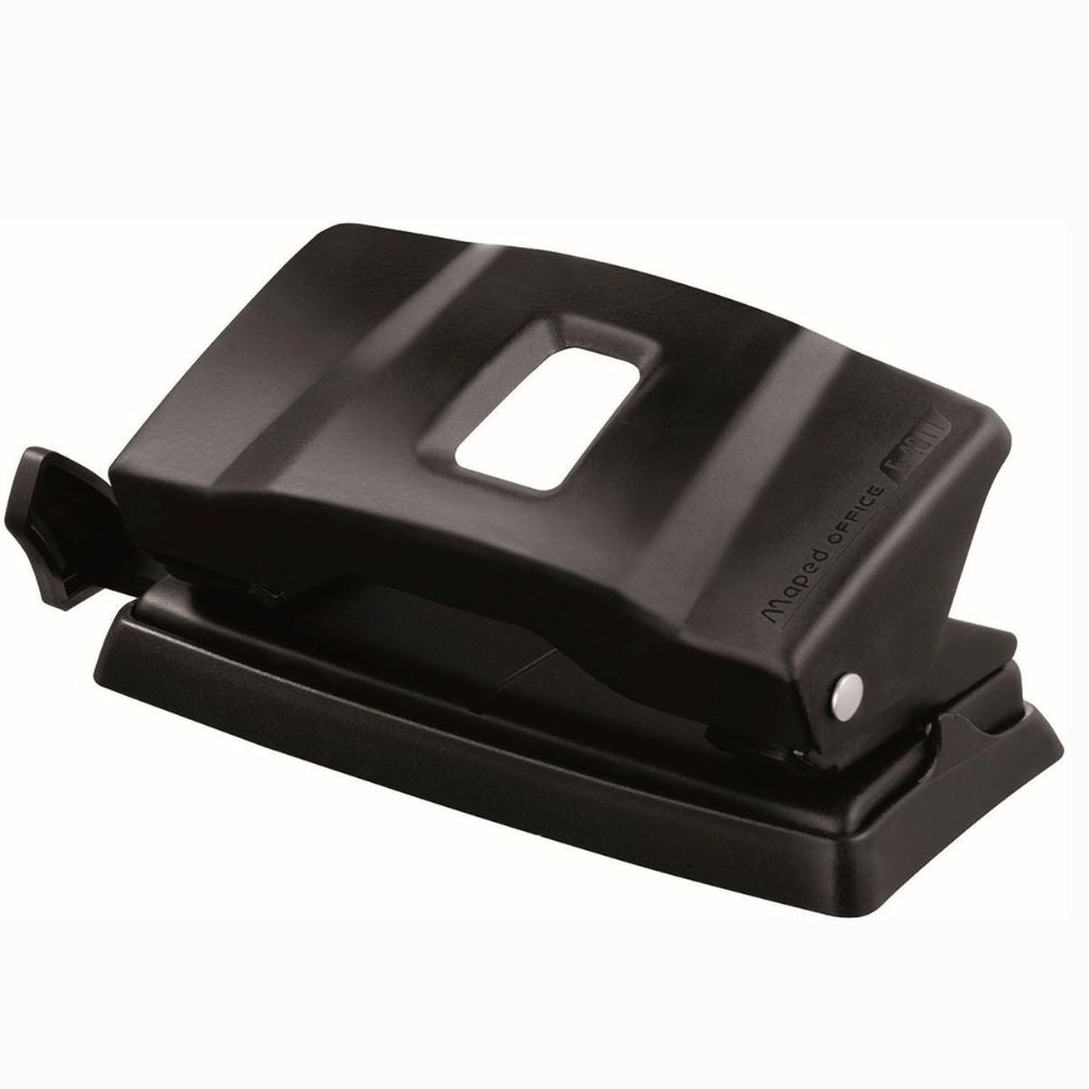 Perforadora Maped Essentials Metálica 2 Orificios | 12 Hojas | Negro