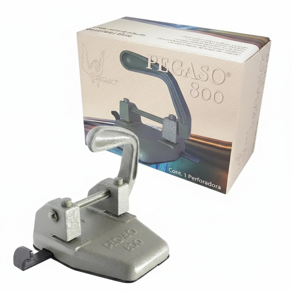 Perforadora Pegaso 800 2 Orificios Hierro Fundido Hasta 30 Hojas - Colmenero Shop