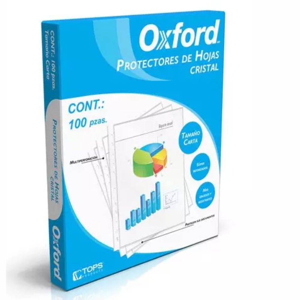Protector de hojas oxford carta 64008