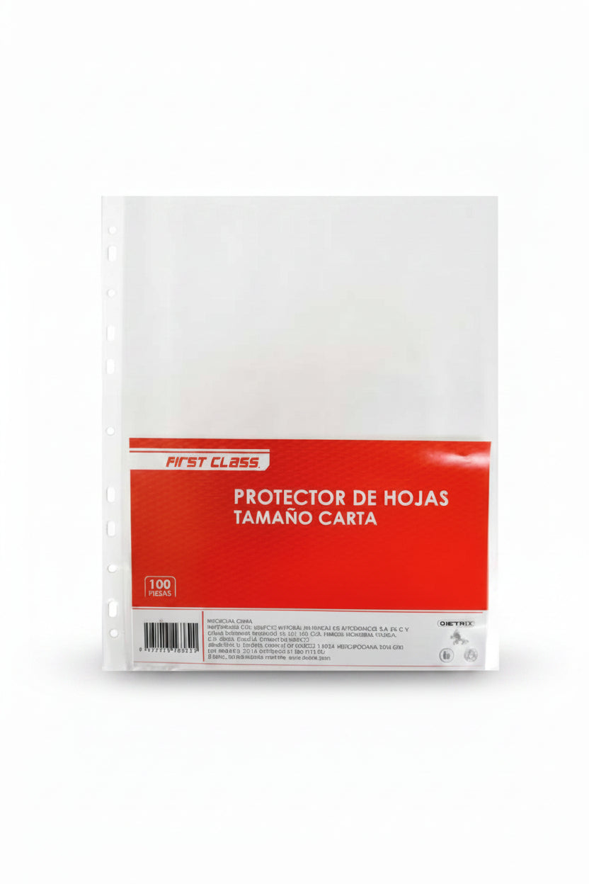 Protectores de Hojas Dietrix Carta | 100 Piezas 30 Micras Micas