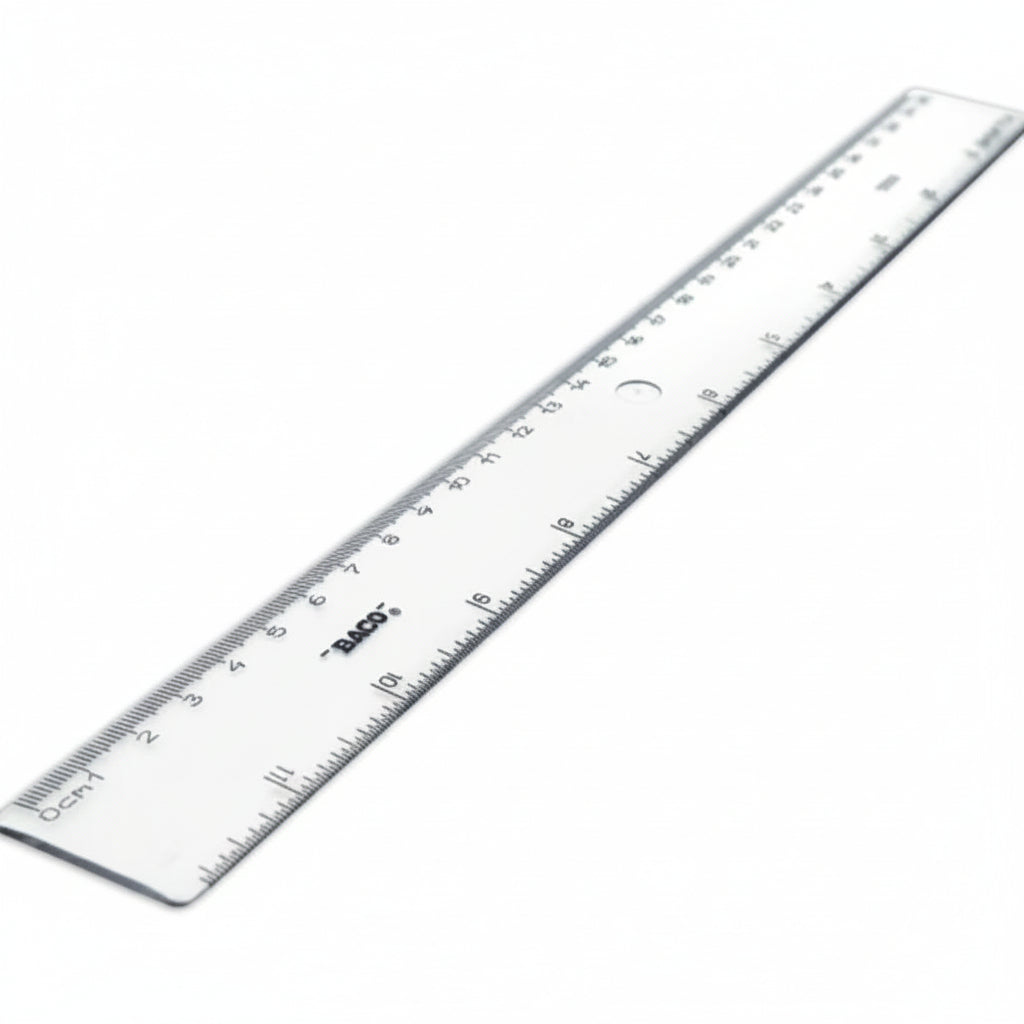 Reglas Transparentes Baco 5030 de 30 cm | Paquete con 25 Piezas