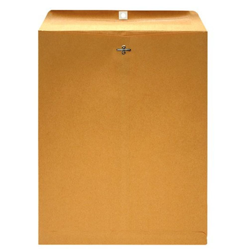 Sobre Kraft Ampad Ministro 30.5x39.4cm con Broche y Engomado | Caja 100 Pzas