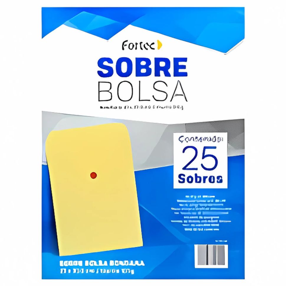 Sobres Manila Hilo Rondana Fortec | Varios Tamaños, 25pz