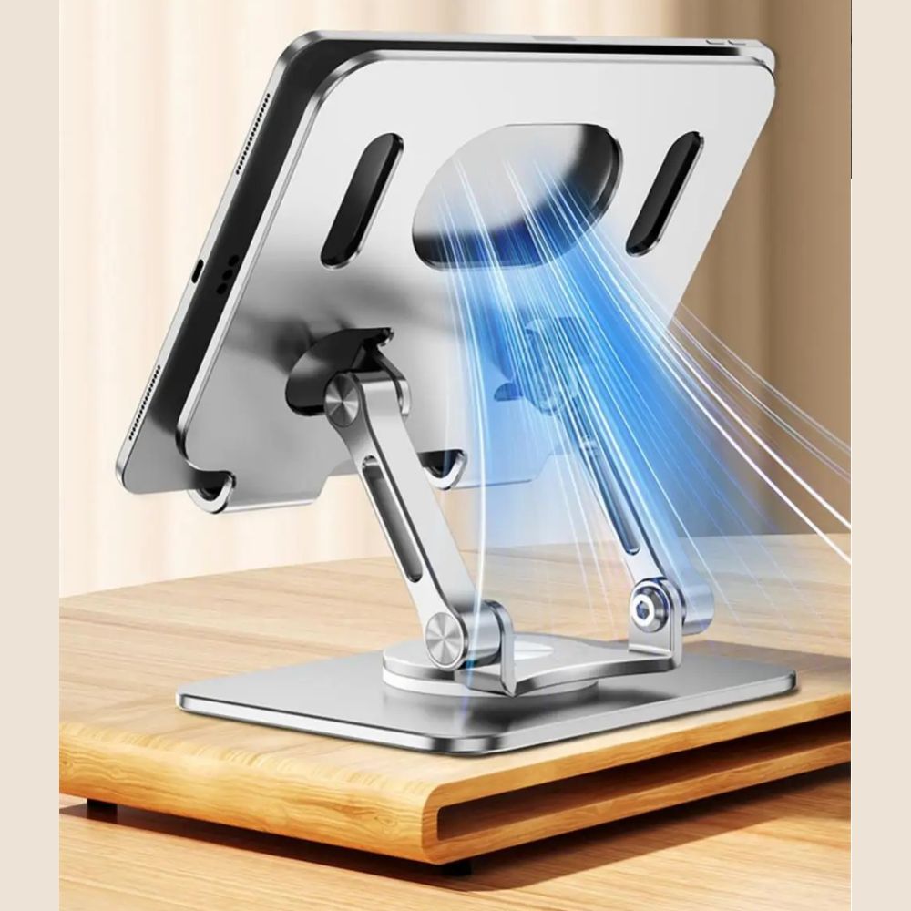 Soporte Para Tableta Y Celular, Accesorio Plegable Con Rotación De 360 Grados