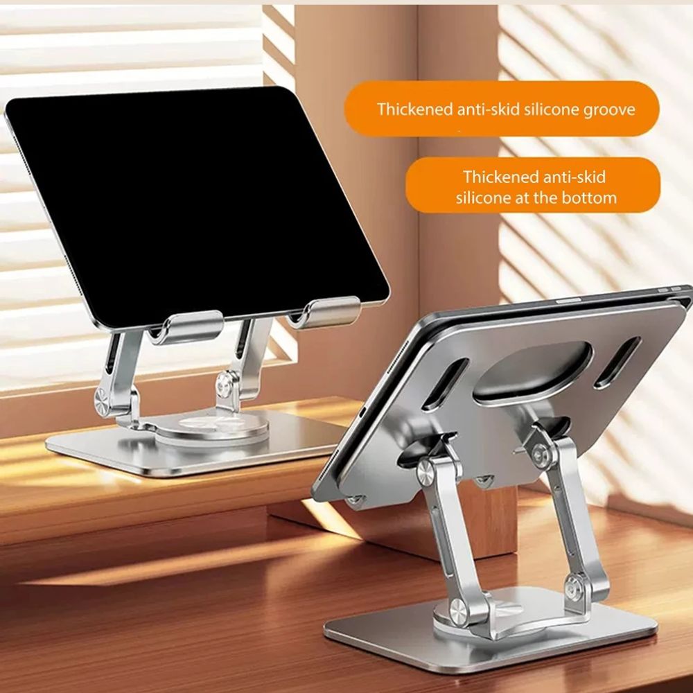 Soporte Para Tableta Y Celular, Accesorio Plegable Con Rotación De 360 Grados