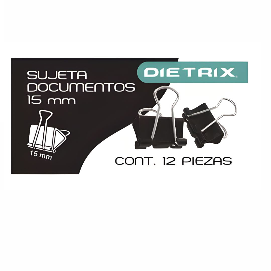 Sujeta documentos Dietrix (Binder Clips) Varias Medidas