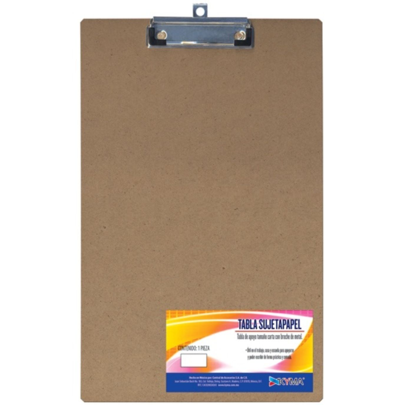 Tabla sujetapapeles KYMA oficio macocel