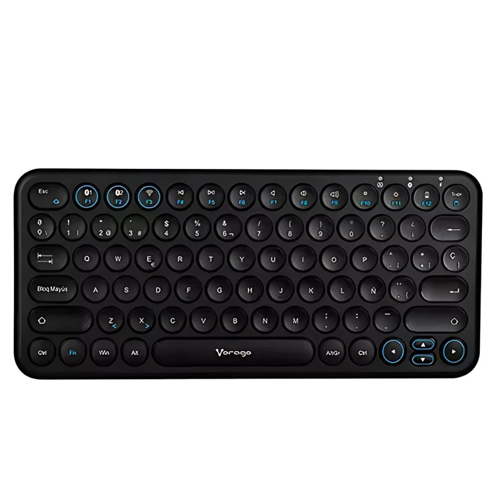 Teclado Inalámbrico Slim Vorago KBW-400 | Recargable y Bluetooth