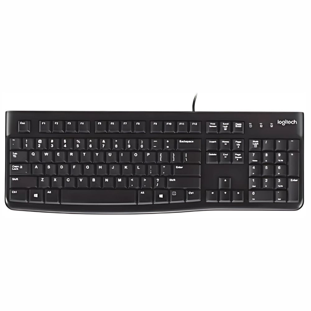 Teclado Logitech K120 USB | Confort y Resistencia Antisalpicaduras