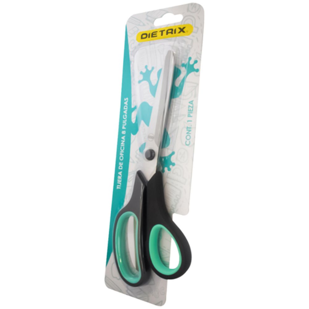 Tijera Dietrix 8” | Mango Plástico y Cuchillas de Acero Inoxidable 3322
