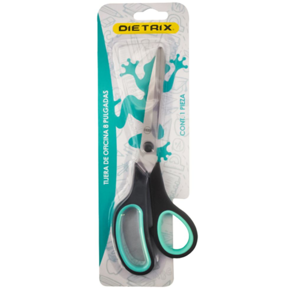 Tijera Dietrix 8” | Mango Plástico y Cuchillas de Acero Inoxidable 3322