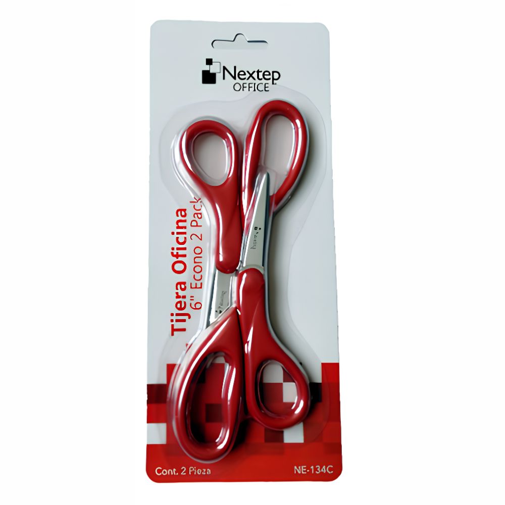 Tijeras Nextep para Oficina 6" NE-134C Blíster c/2 | Colmenero