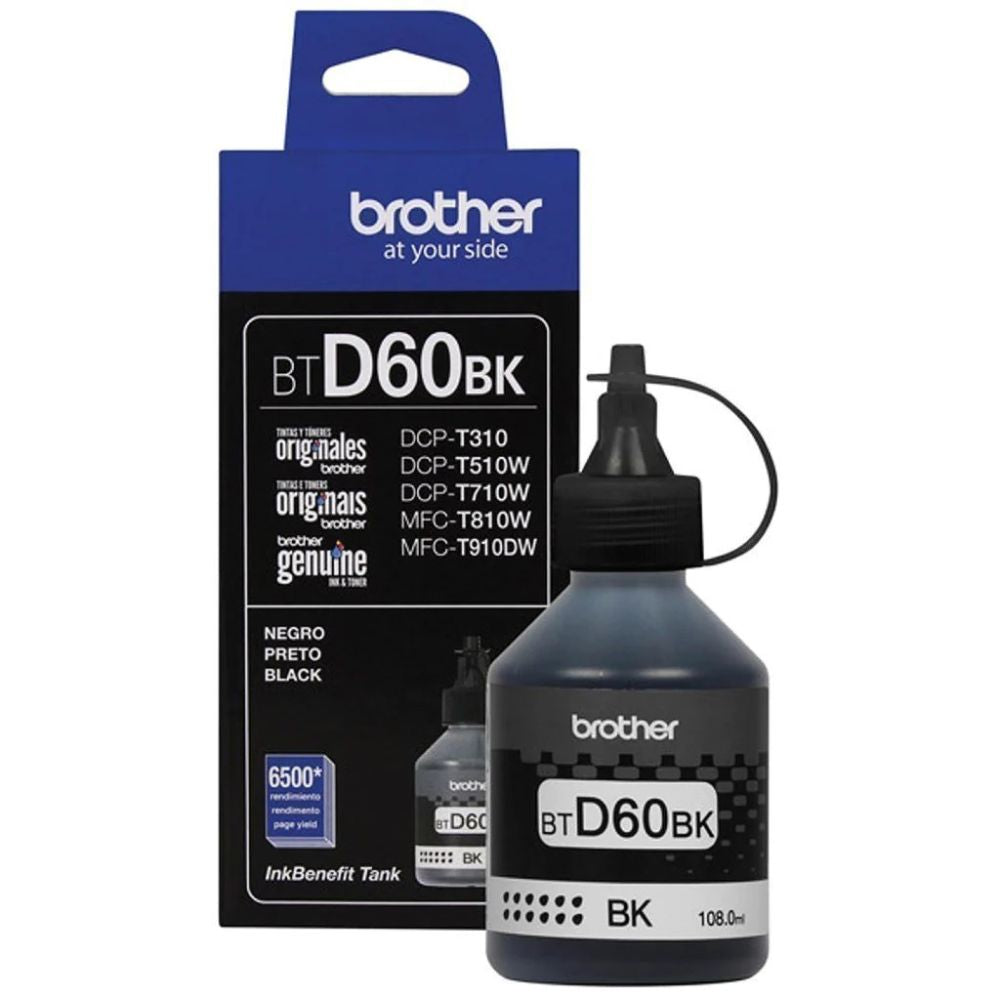 Botella brother tinta color negra BTD60BK colmenero shop