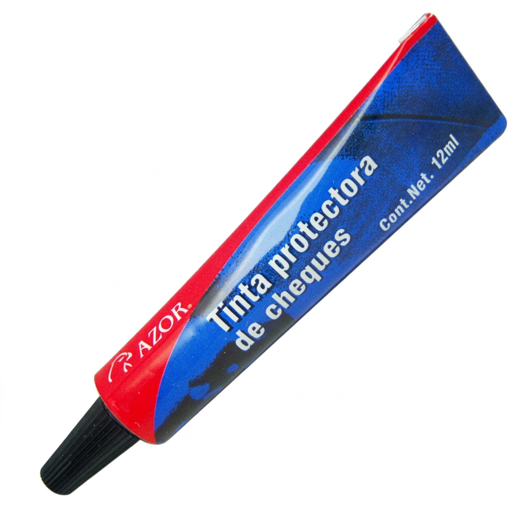 Tinta Protectora de Cheques y Foliadoras Stafford 12ml