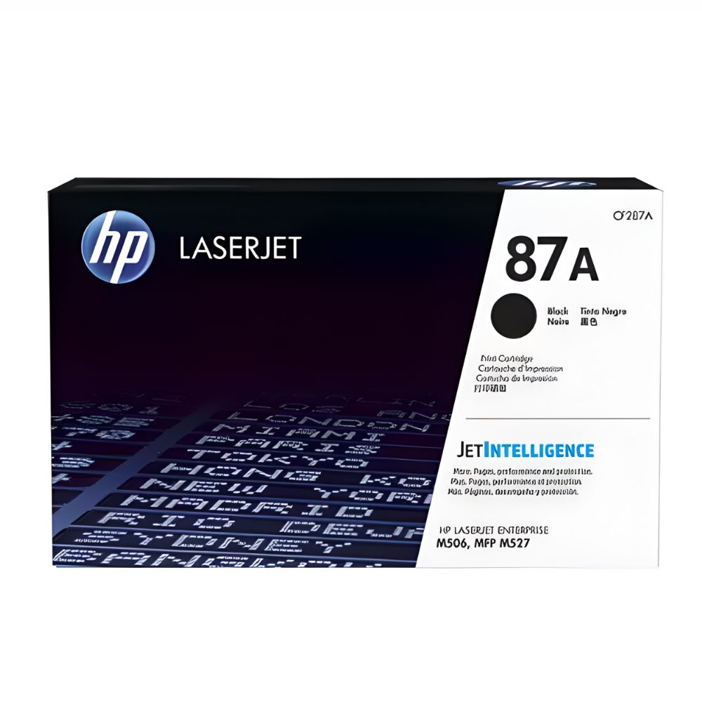 Tóner HP 87A Negro (CF287A) Original | LaserJet M506 M527 M501