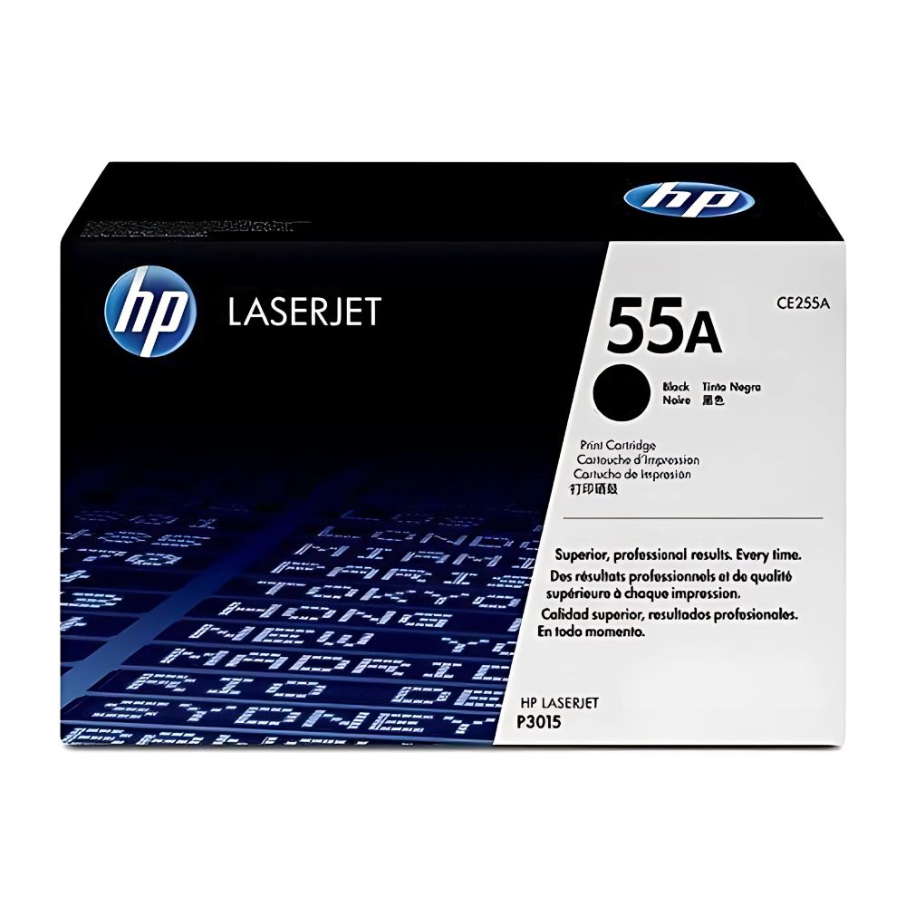 Tóner HP CE255A (55A) Negro Original | 6,000 Páginas