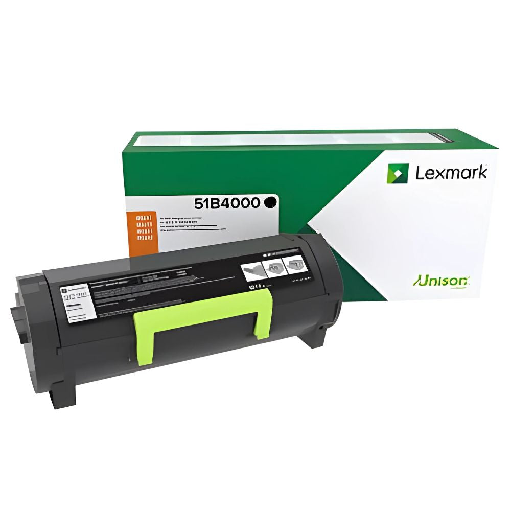 Tóner Lexmark 51B4000 Negro | Rendimiento Estándar 2,500 Páginas