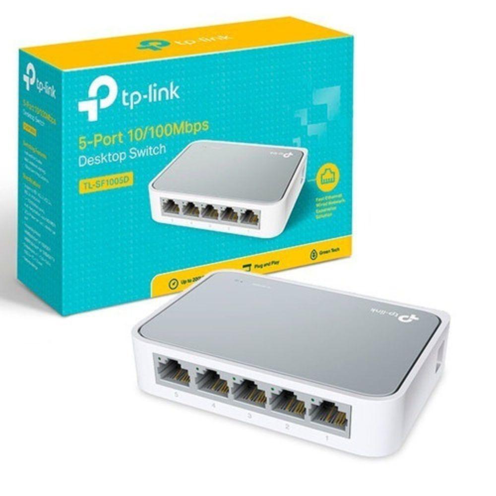 Switch De Escritorio Tp-Link Mini 5 Puertos Fast Ethernet SF1005D - Colmenero Shop