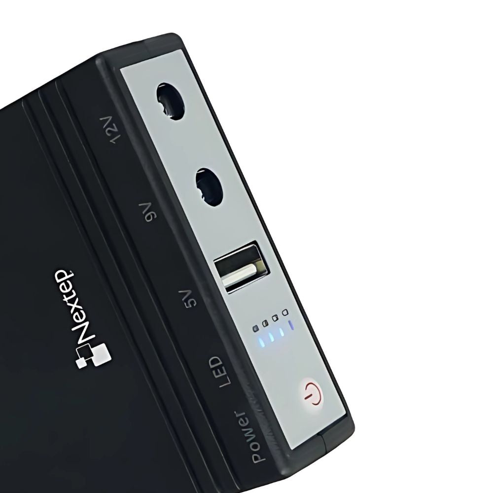 UPS Nextep Compacta para Módem | 2 Salidas, Respaldo de hasta 1.8 hrs
