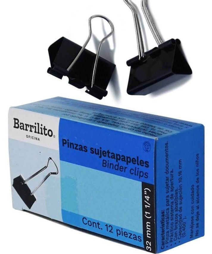 Sujetadocumentos Barrilito 32mm - Colmenero Shop
