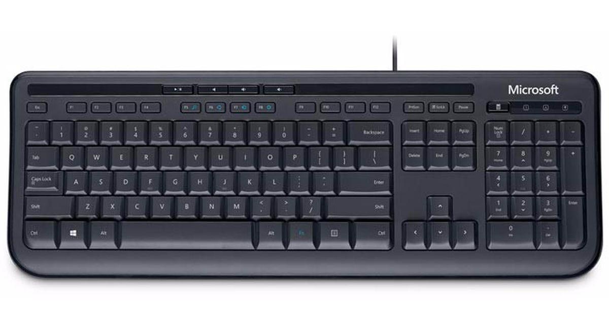 Teclado alambrico USB Microsoft - Colmenero Shop