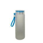 Botella Cristal satinado con tapa de color B16TPL - Colmenero Shop