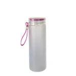 Botella Cristal satinado con tapa de color B16TPL - Colmenero Shop