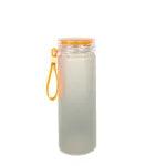 Botella Cristal satinado con tapa de color B16TPL - Colmenero Shop