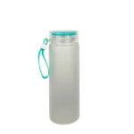 Botella Cristal satinado con tapa de color B16TPL - Colmenero Shop