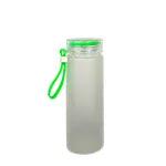 Botella Cristal satinado con tapa de color B16TPL - Colmenero Shop