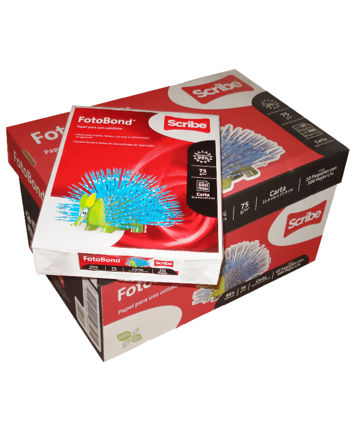 Papel FotoBond Carta paq. c/500 hojas - Colmenero Shop