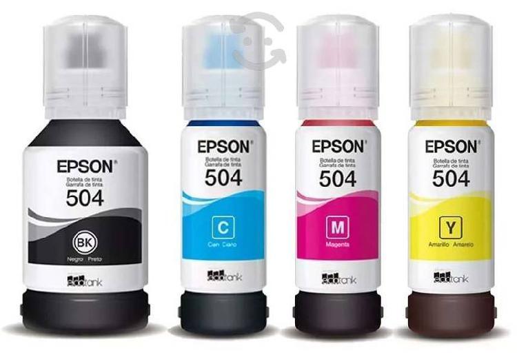 Kit Cartuchos Epson T504 Negro y 3 Colores - Colmenero Shop