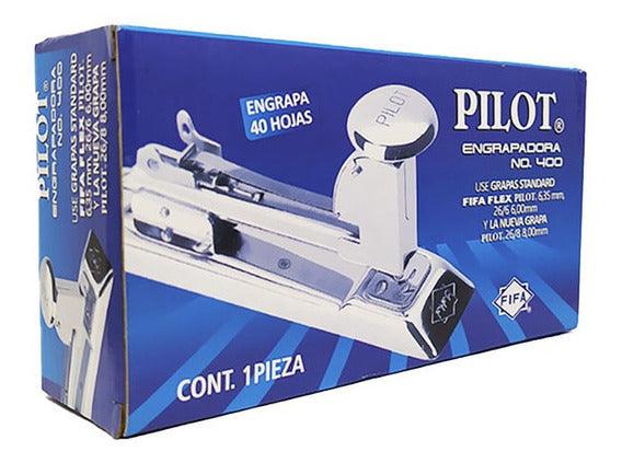 Engrapadora cromada de golpe Pilot 400 - Colmenero Shop