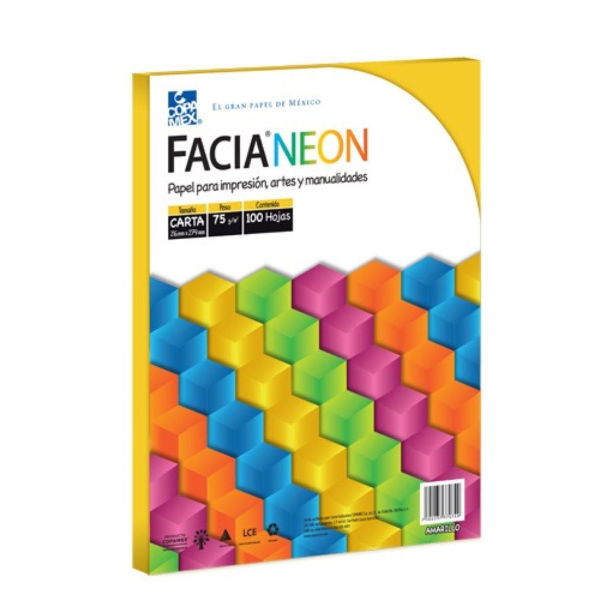 Hojas Papel Facia Color c/100 -Amarillo Colmenero Shop