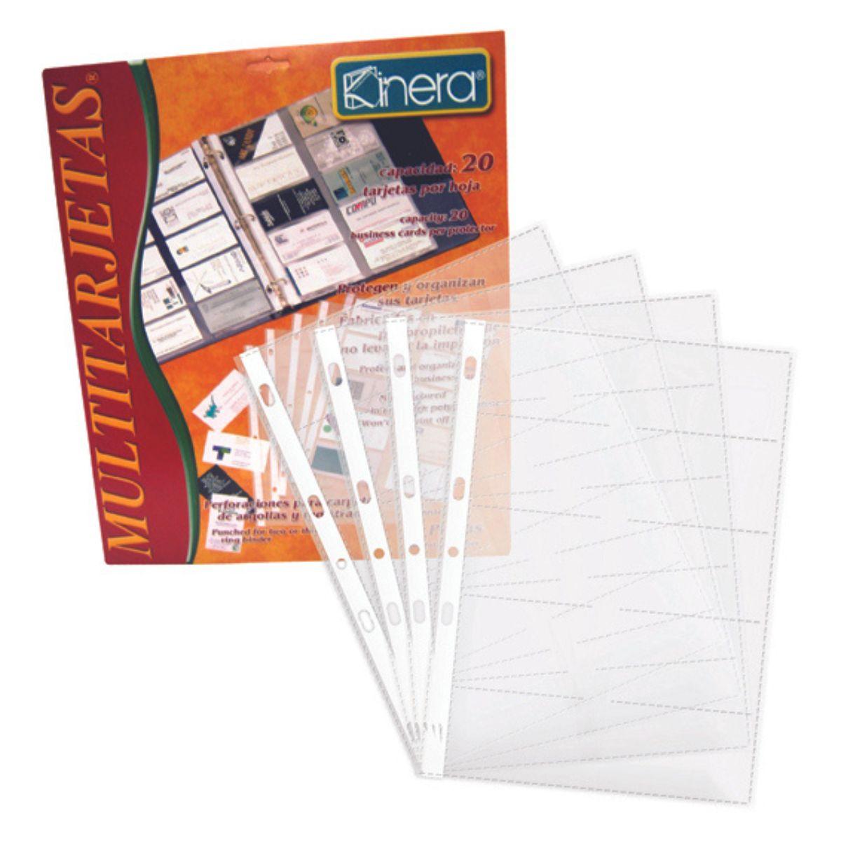Mica Multitarjetas Kinera Tamaño Carta 3810 - Colmenero Shop