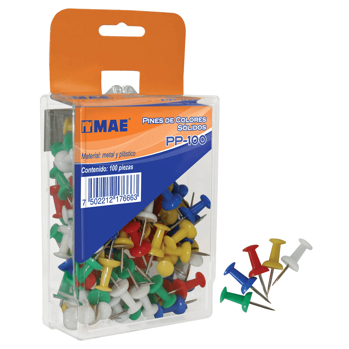 Pines de colores Mae (push pins) PP-100 - Colmenero Shop