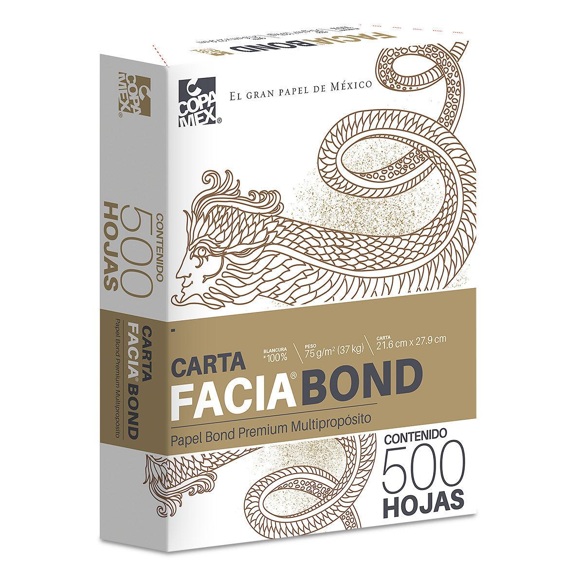 Papel Facia Bond Tamaño Carta – Paquete con 500 Hojas, 75 g/m² - Colmenero Shop