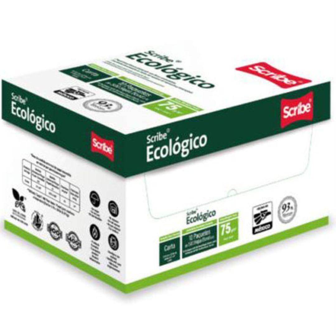 Papel Scribe Ecológico Carta 93 % Blanco | Caja con 5000 Hojas - Colmenero Shop