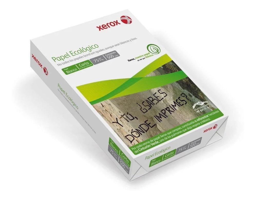 Papel Bond Xerox Ecologico Carta paq. c/500 hojas - Colmenero Shop