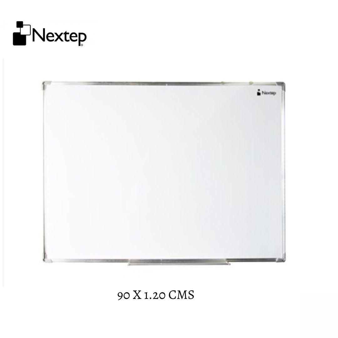 Pizarrón Blanco Nextep 90x120 cm | Superficie Lisa para Rotuladores NE-078G