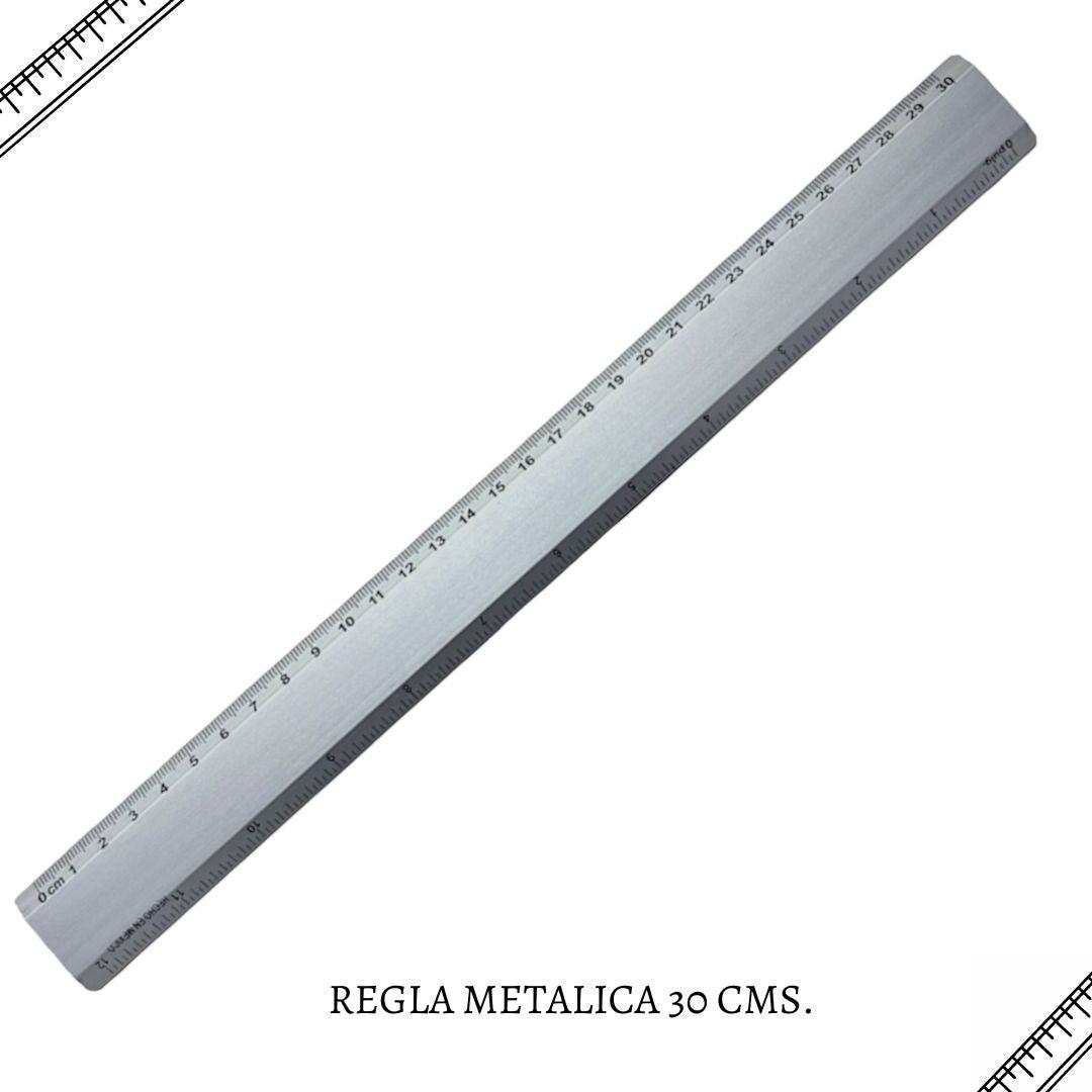 Regla Metalica 30 cm - Colmenero Shop