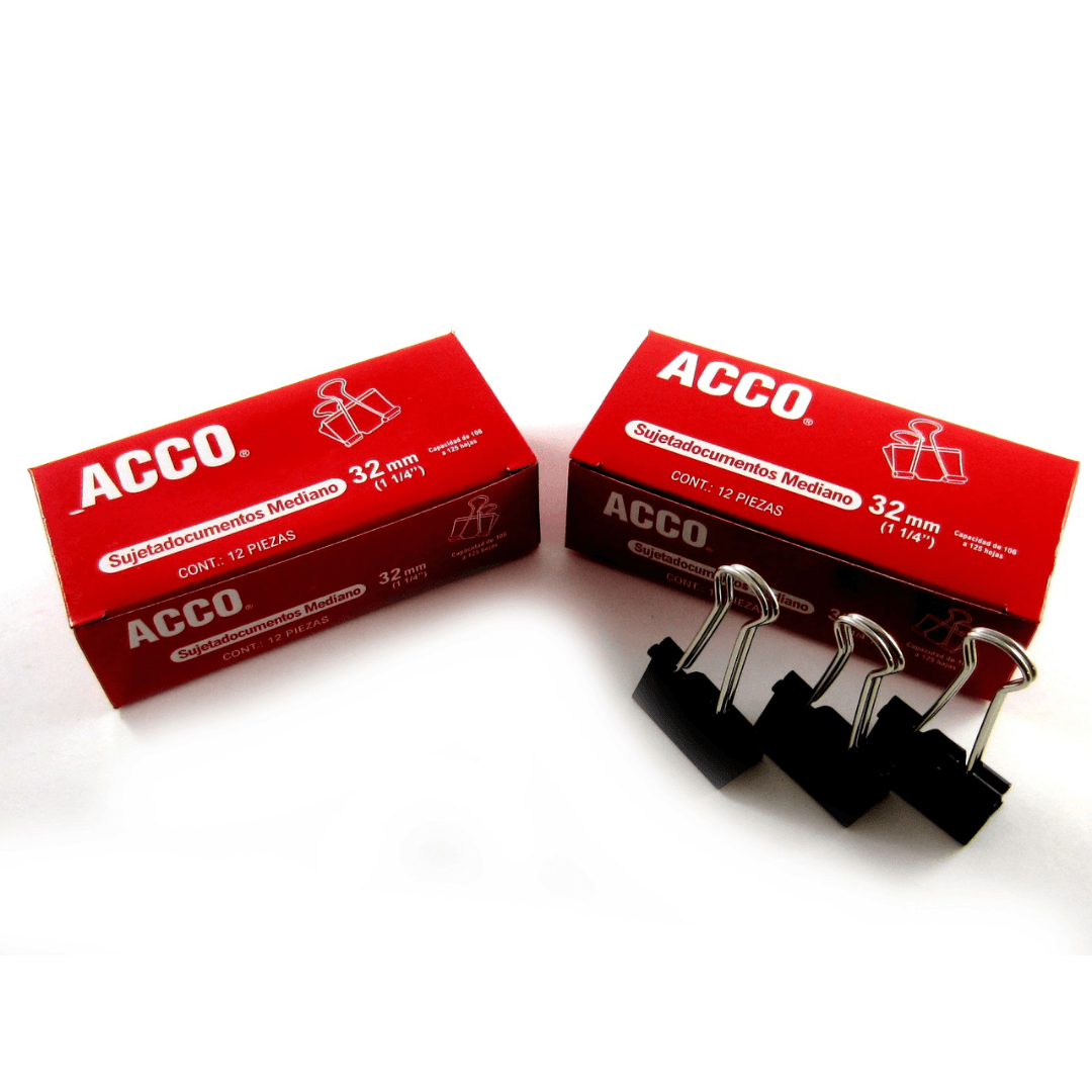 Sujetadocumentos Acco mediano 32mm P2463 - Colmenero Shop